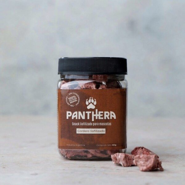 Snack de cordero liofilizado para perros y gatos x 40 g - Panthera