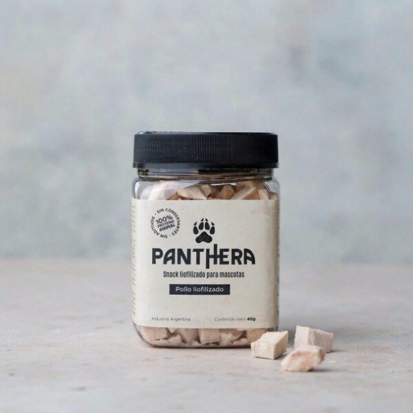 Snack de pollo liofilizado para perros y gatos x 40 g - Panthera