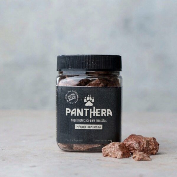 Snack de hígado liofilizado para perros y gatos x 40 g - Panthera