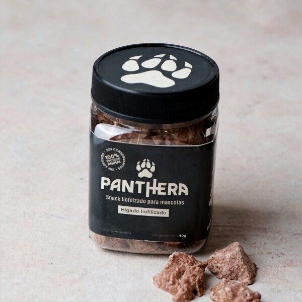 Snack de hígado liofilizado para perros y gatos x 40 g - Panthera