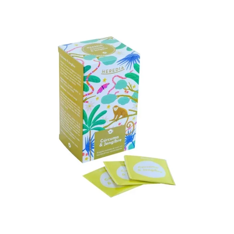 Te Curcuma y Jengibre (25 saquitos) x 78g - Heredia