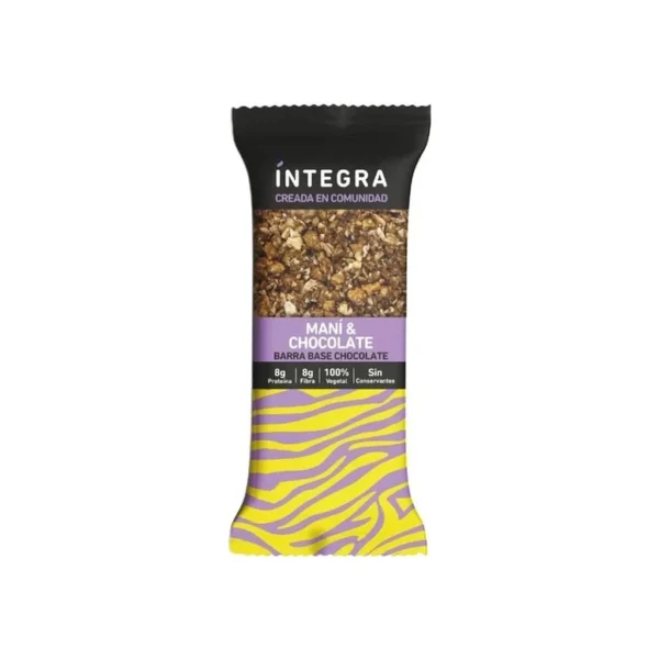 Barra con Base de Chocolate y Mani x 41g - Integral