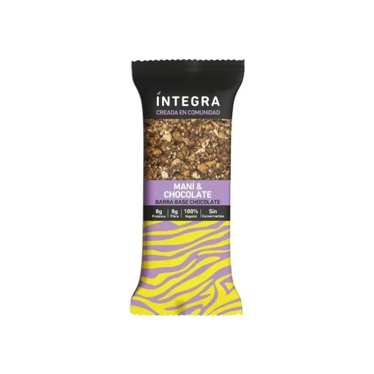 Barra con Base de Chocolate y Mani x 41g - Integral