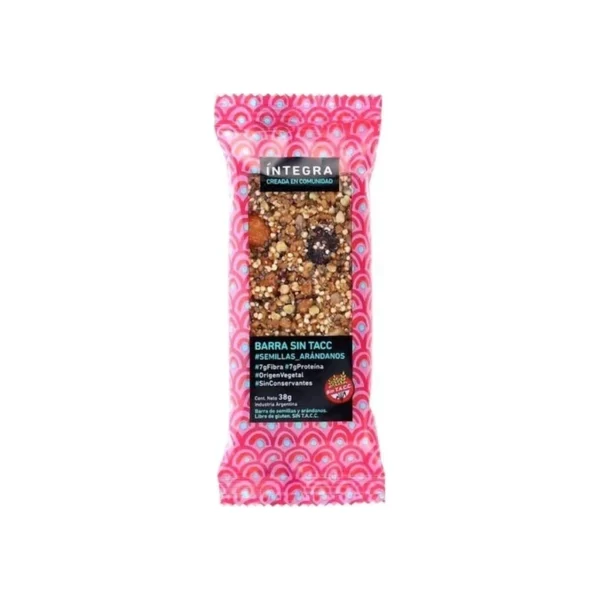 Barra Semillas y Arandanos x 38g - lntegral
