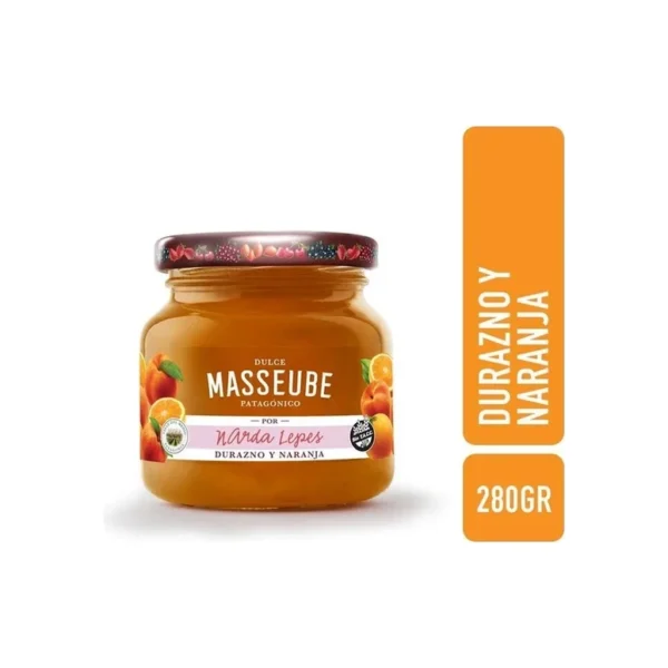 Dulce de Durazno y Naranja por Narda Lepes x 282g - Masseube
