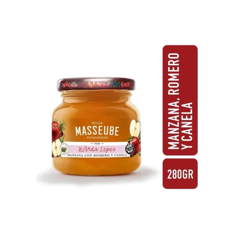 Dulce de Manzana con Romero y Canela por Narda Lepes x 282g - Masseube