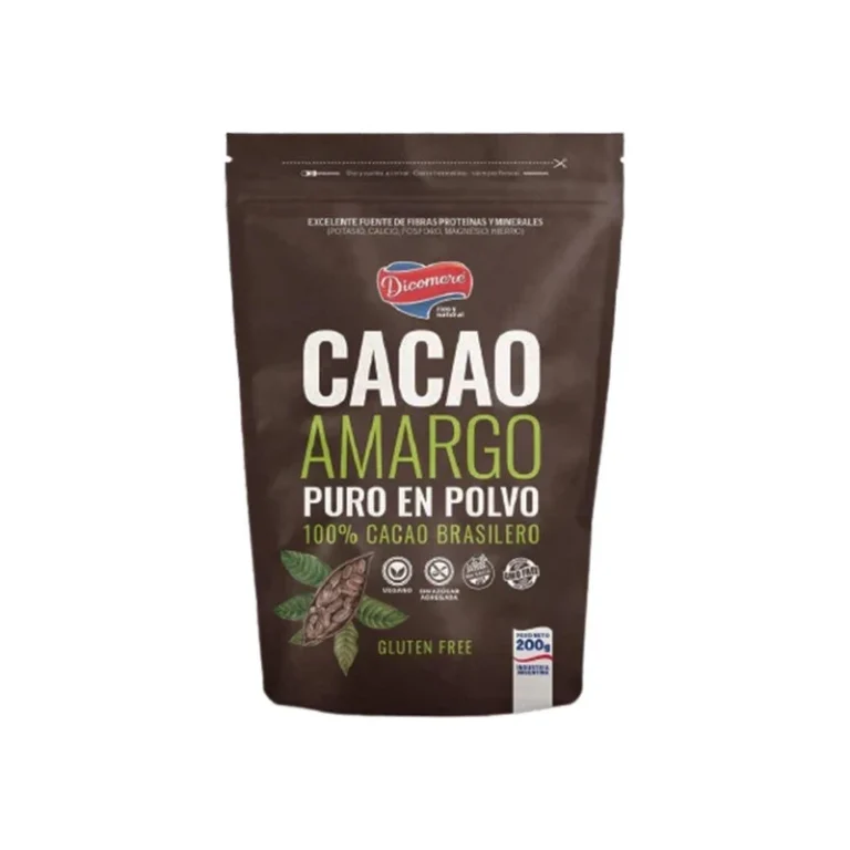 Cacao Brasilero Amargo en Polvo x 200g - Dicomere