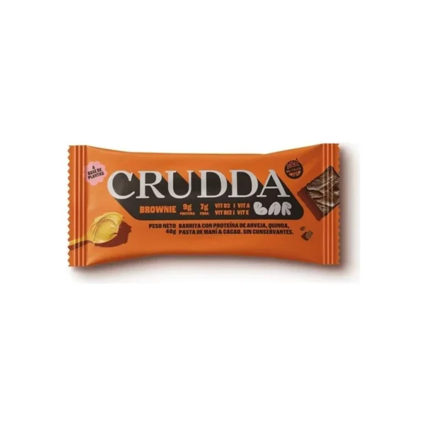 Crudda Bar Proteica Sabor Brownie x40g - Crudda