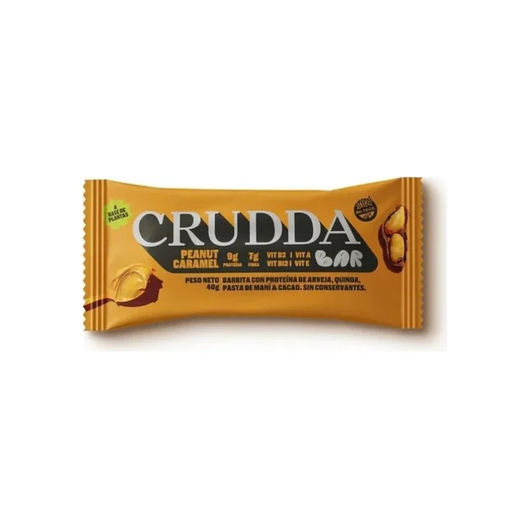 Crudda Bar Proteica Sabor Caramel x40g - Crudda