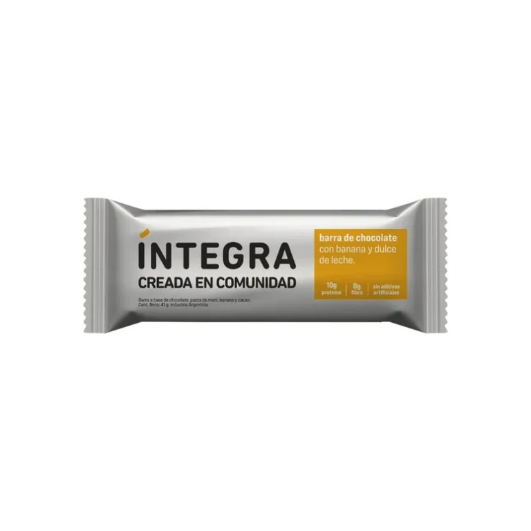 Barra de Chocolate con Banana y Dulce de Leche x 41g - Integral