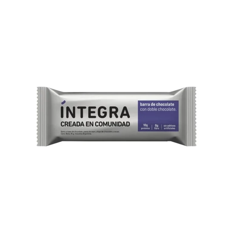 Barra de Chocolate con Doble Chocolate x 41g - Integral