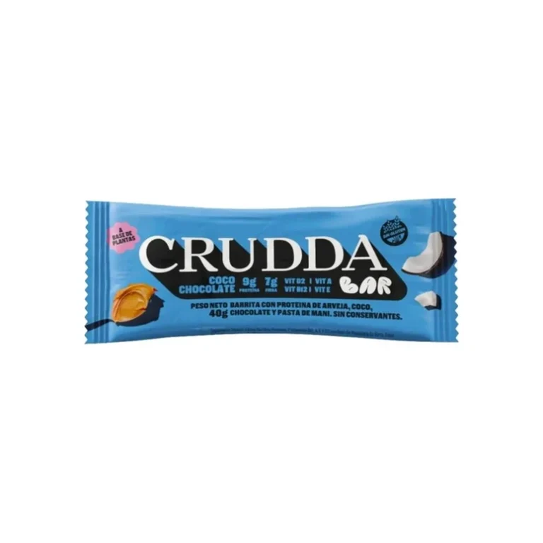 Crudda Bar Proteica sabor Coco y Chocolate x 40g - Crudda