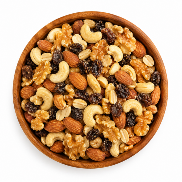 Mix frutos secos clasicos co nuez, almendra, castaña, mani y pasas