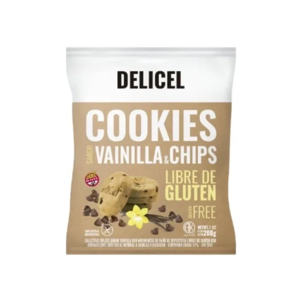 Cookies Vainilla & Chips x 200g - Delicel