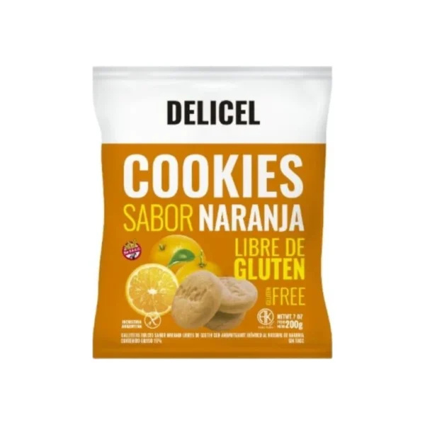 Cookies Sabor Naranja x 200g - Delicel