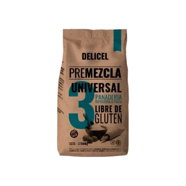 Premezcla Universal Panaderia Reposteria & Pasta x 500g - Delicel