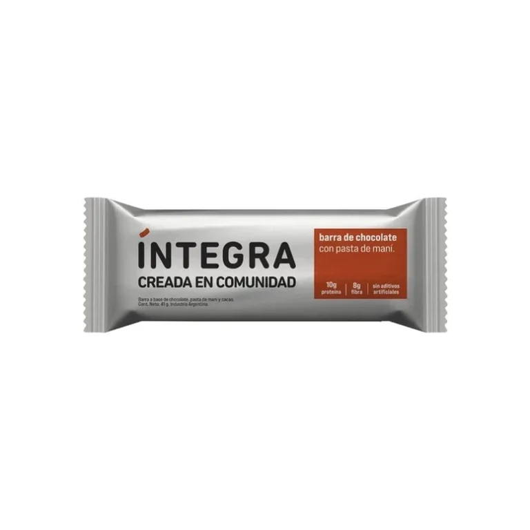 Barra de Chocolate con Pasta de Mani x 41g - Integral