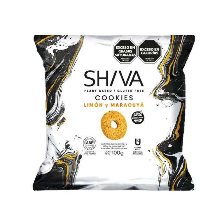 Shiva Cookies de Limón y Maracuyá x 100 g