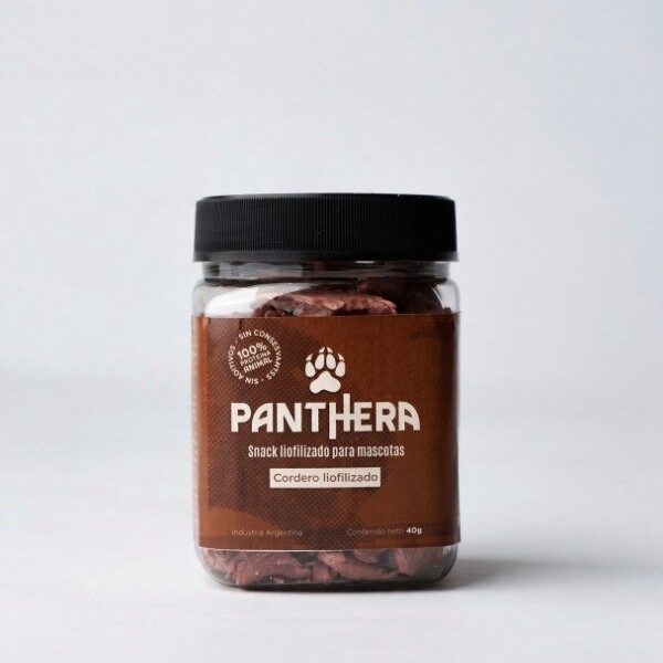 Snack de cordero liofilizado para perros y gatos x 40 g - Panthera