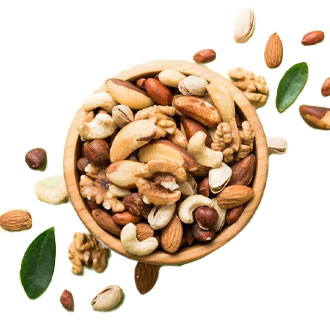 Frutos secos, almendras, pistachos, avellanas