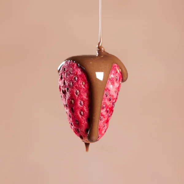 Frutillas liofilizadas bañadas en chocolate con leche x 65 g - Pomona