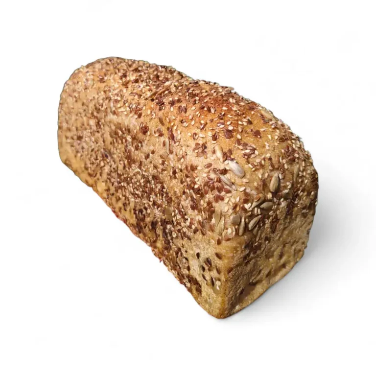 pan de molde masa madre con semillas